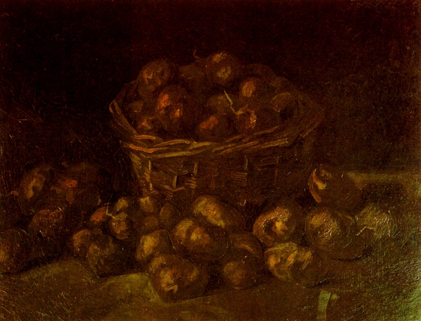Картина Ван Гога Корзина картофеля 1885